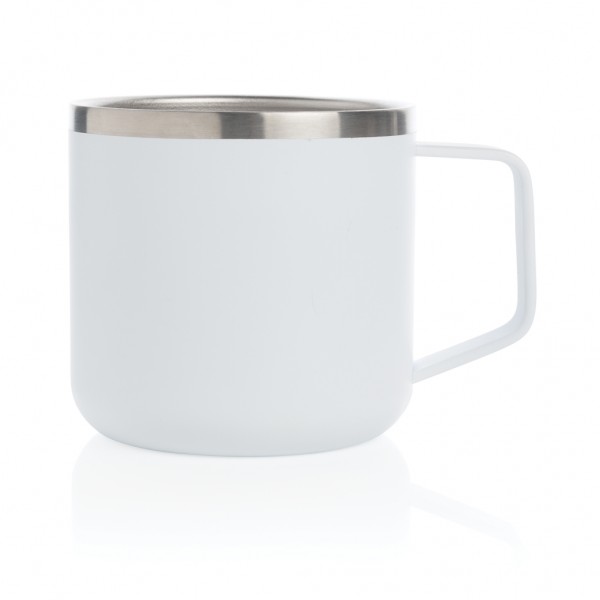 Stainless-Steel Camping-Tasse, weiß