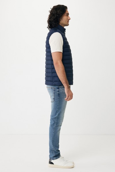 IQONIQ Meru Herren Bodywarmer aus recyceltem Polyester, navy blau XXL