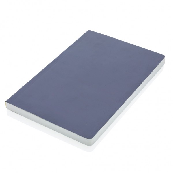 Impact Softcover A5 Notizbuch mit Steinpapier, navy blau