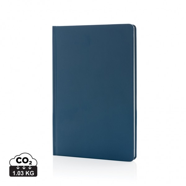 A5 Impact Steinpaper Hardcover Notizbuch, blau