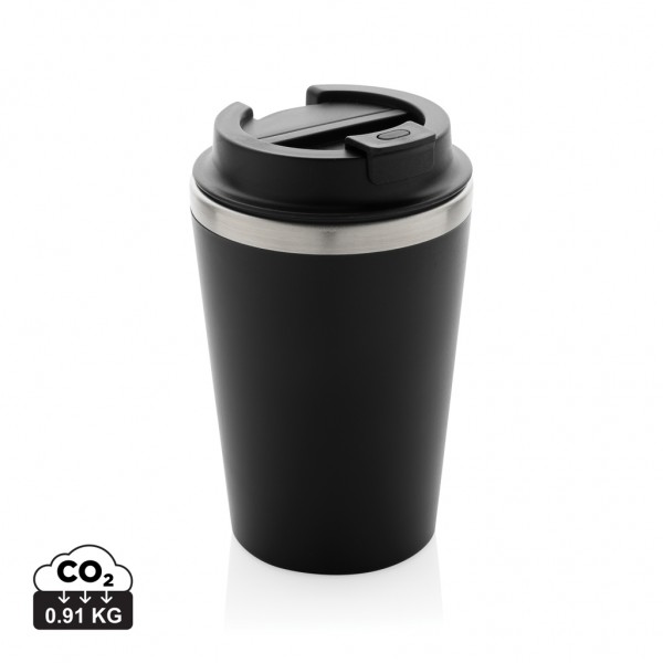 Java 350ml RCS recycelter doppelwandiger Becher, schwarz