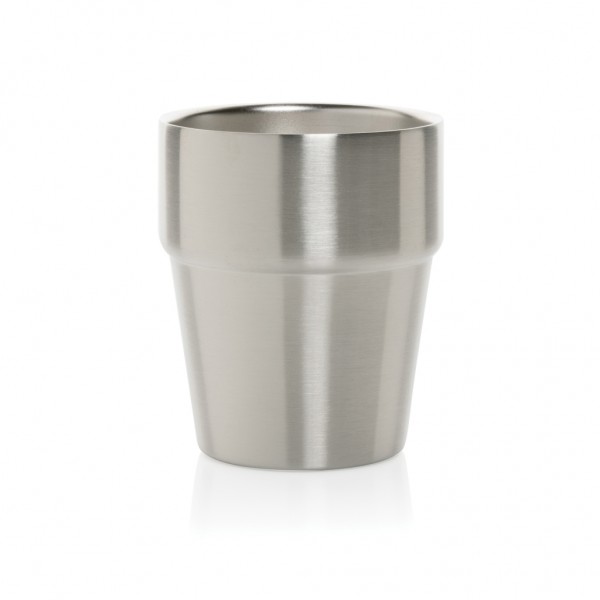 Clark Doppelwandige RCS Kaffeetasse 300ml, silber
