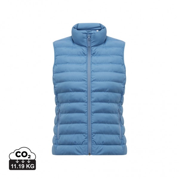 IQONIQ Meru Damen Bodywarmer aus recyceltem Polyester, moon blue XXS
