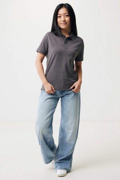 IQONIQ Yosemite Piqué-Poloshirt aus recycelter Baumwolle, anthrazit L