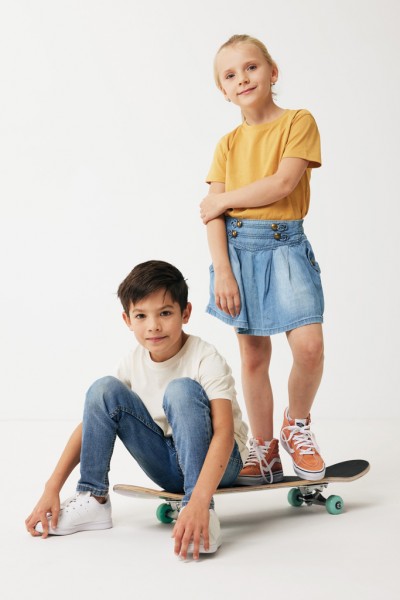 IQONIQ Koli Kids T-Shirt aus recycelter Baumwolle, natural raw 910