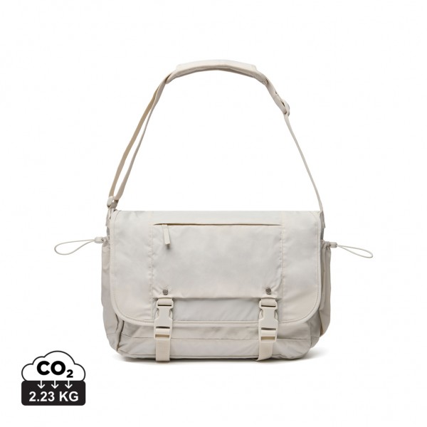 KENTO URBAN 15,6` Messenger aus RCS recyceltem Nylon, beige