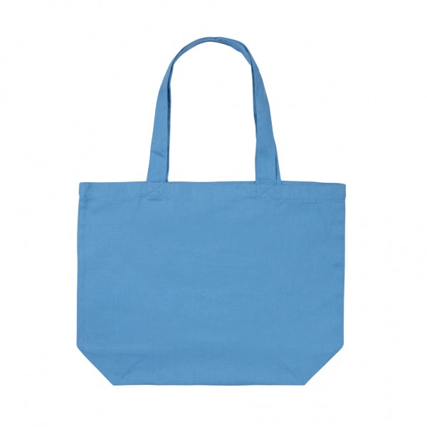 Impact Aware™ 240g/m² rCanvas Shopper mit Tasche, tranquil blue