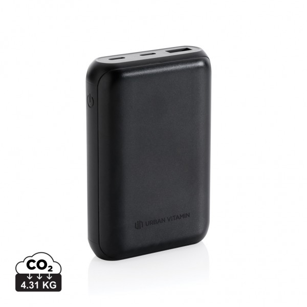 Urban Vitamin Alameda 10.000mAh 18W PD Powerbank, schwarz