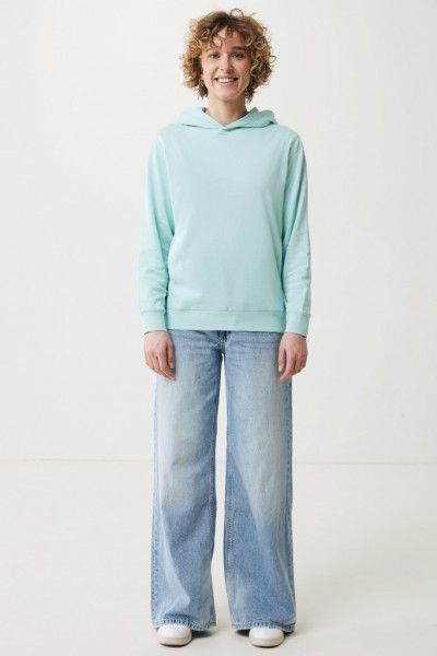 IQONIQ Yengo Hoodie mit Seitentaschen aus rec. Baumwolle, crushed mint XXL