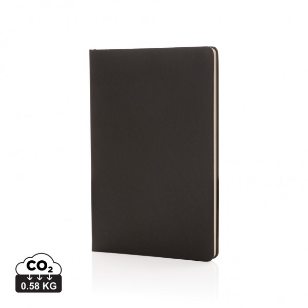 A5 Hardcover Notizbuch, schwarz
