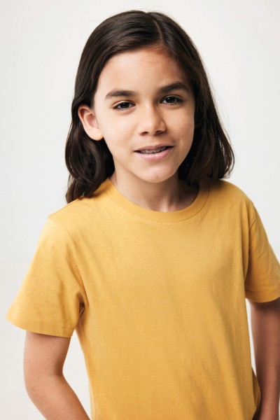 IQONIQ Koli Kids T-Shirt aus recycelter Baumwolle, ochre yellow 1314