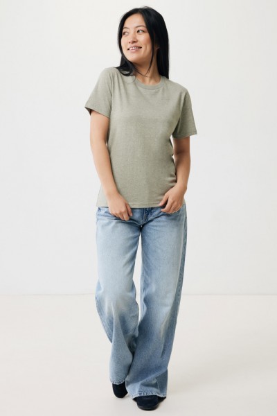 IQONIQ Brett T-Shirt aus recycelter Baumwolle, light heather green M