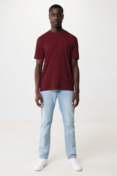 IQONIQ Sierra Lightweight T-Shirt aus recycelter Baumwolle, burgunderrot XXS