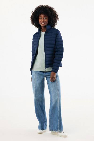 IQONIQ Maiko Damen Steppjacke aus recyceltem Polyester, navy blau XXS