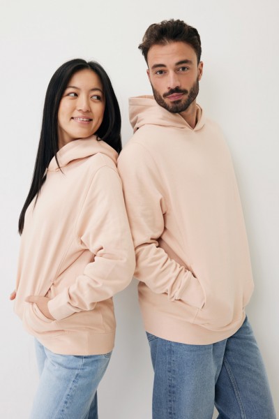 IQONIQ Yengo Hoodie mit Seitentaschen aus rec. Baumwolle, peach nectar XS