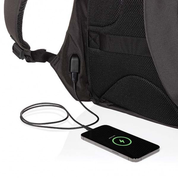 Swiss Peak 15,6` Anti-Diebstahl Laptop-Rucksack, schwarz