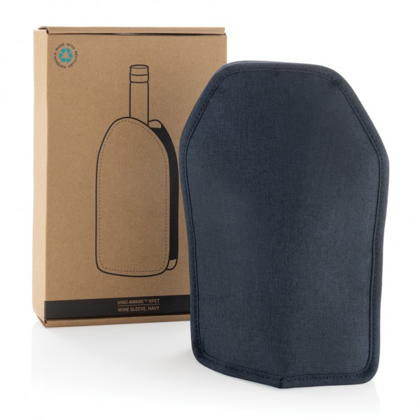 Vino AWARE™ rPET Weinkühler-Sleeve, navy blau