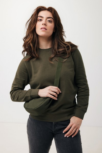 IQONIQ Etosha Lightweight Sweater aus recycelter Baumwolle, khaki S