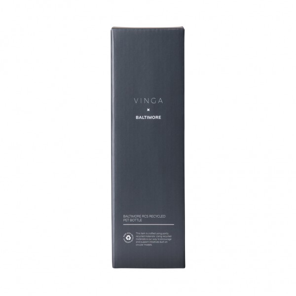 VINGA Baltimore RCS rPET-Flasche 550ml, navy blau