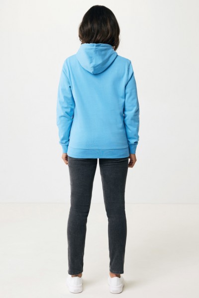 IQONIQ Jasper Hoodie aus recycelter Baumwolle, tranquil blue XXL