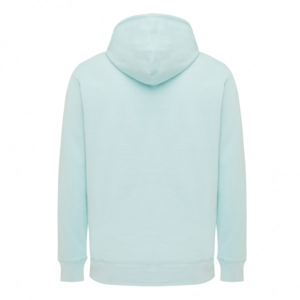 IQONIQ Rila Lightweight Hoodie aus recycelter Baumwolle, crushed mint XXXL