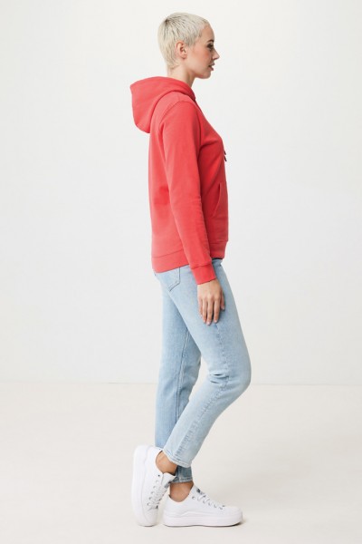 IQONIQ Jasper Hoodie aus recycelter Baumwolle, luscious red S