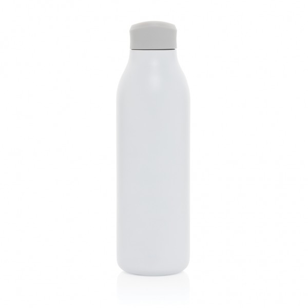 Avira Alok 360 Klick-Wasserflasche aus RCS rec. Stahl, 600ml, weiß