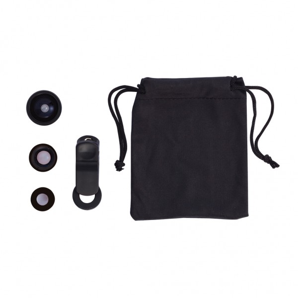 3tlg. Linsenset für mobile Geräte