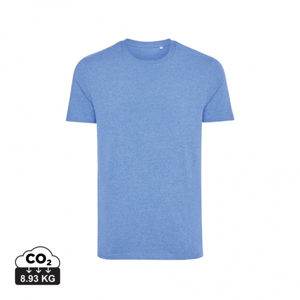 IQONIQ Manuel ungefärbtes T-Shirt aus recycelter Baumwolle, heather blue XL
