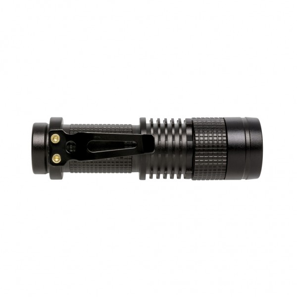 Kompakte 3W Cree Taschenlampe, schwarz