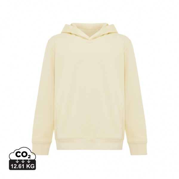 IQONIQ Yengo KidsHoodie mit Seitentaschen aus rec. Baumwolle, cream yellow 34