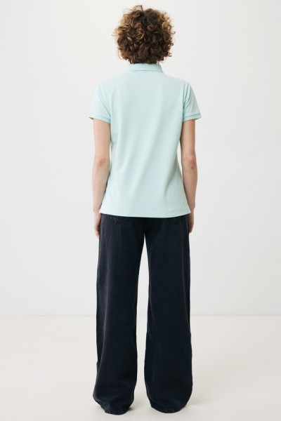IQONIQ Yosemite Damen Piqué-Poloshirt aus rec. Baumwolle, crushed mint S