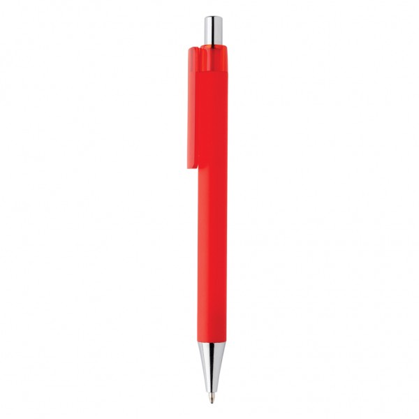 X8 Stift mit Smooth-Touch, rot