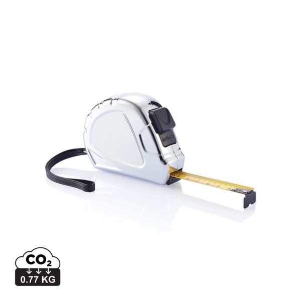 3m/16mm Auto-Stopp Maßband Ergonomic, silber