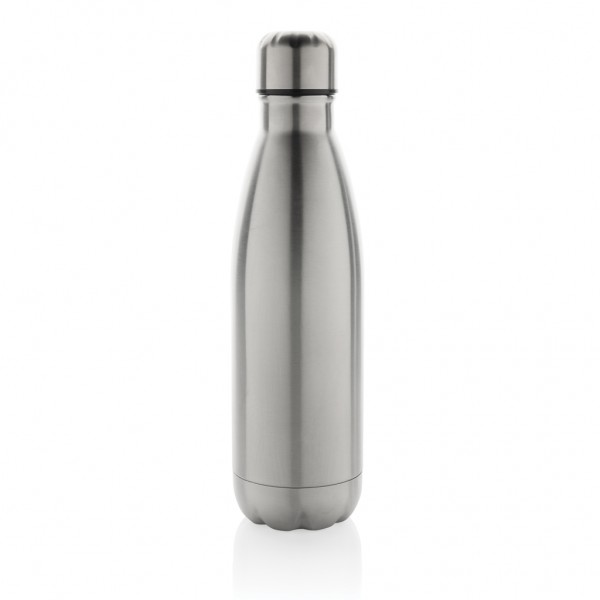 Eureka einwandige Wasserflasche aus RCS rec. Stainless-Steel, silber