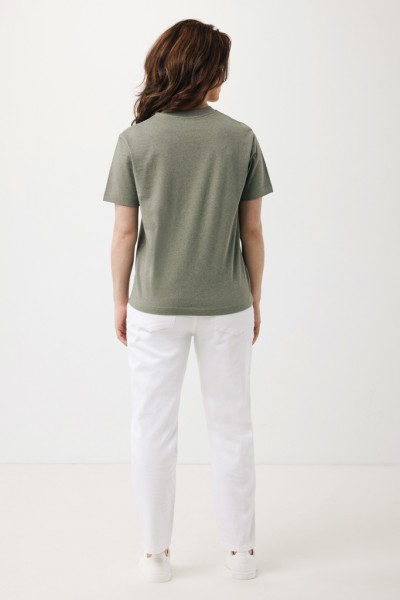IQONIQ Teide T-Shirt aus recycelter Baumwolle, heather green S