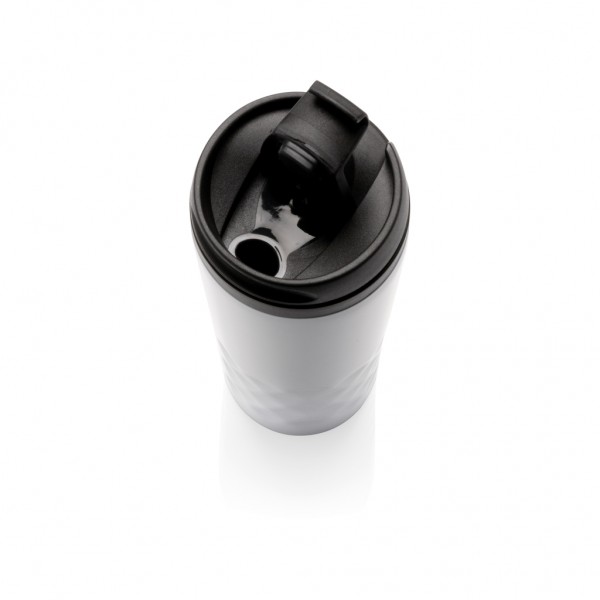 Geometrischer Becher, weiß