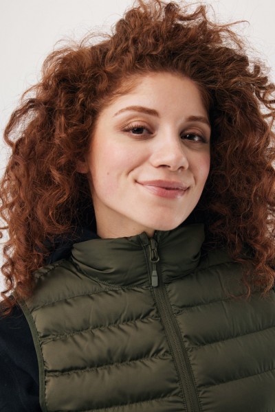 IQONIQ Meru Damen Bodywarmer aus recyceltem Polyester, khaki XL