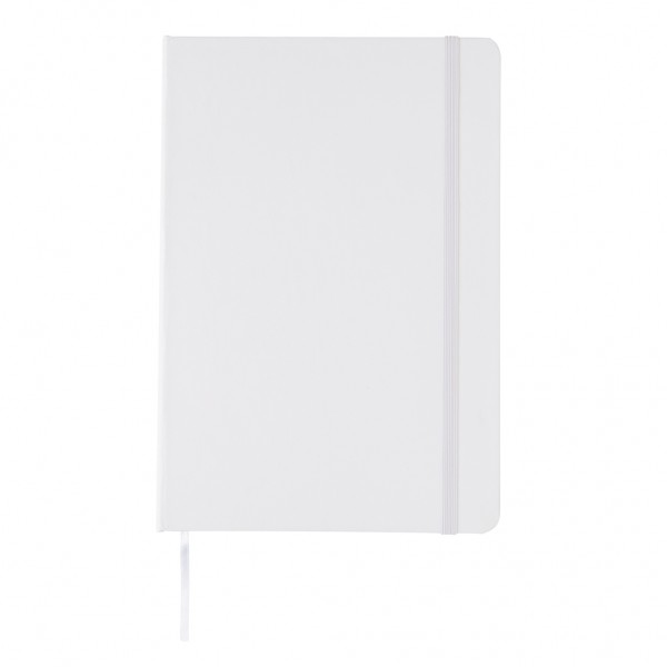 Basic Hardcover Notizbuch A5, weiß
