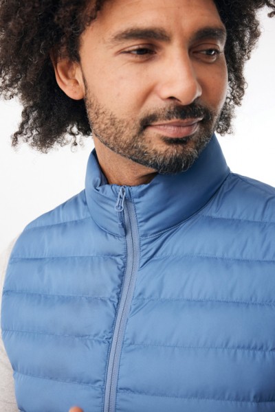 IQONIQ Meru Herren Bodywarmer aus recyceltem Polyester, moon blue S