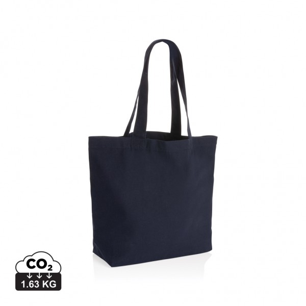 Impact Aware™ 240g/m² rcCanvas Shopper + Tasche, ungefärbt, navy blau