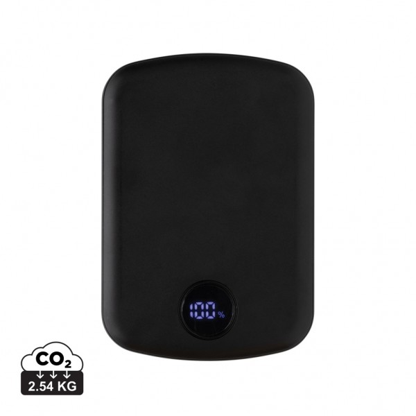 MagBoost 5.000mAh magnetische Powerbank aus RCS rec. Plastik, schwarz