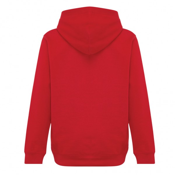 IQONIQ Yengo KidsHoodie mit Seitentaschen aus rec. Baumwolle, rot 910