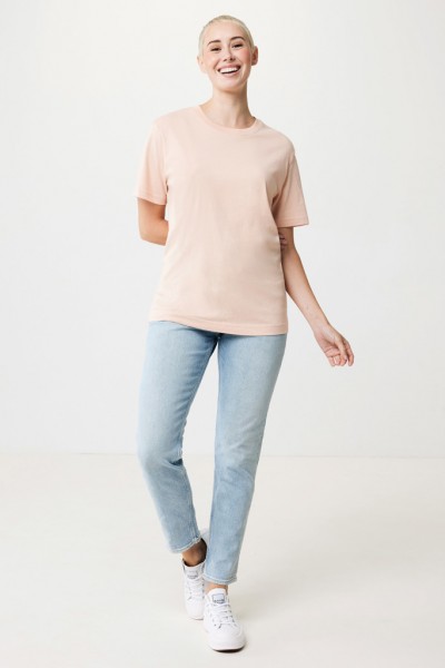 IQONIQ Kakadu relaxed T-Shirt aus recycelter Baumwolle, peach nectar XS