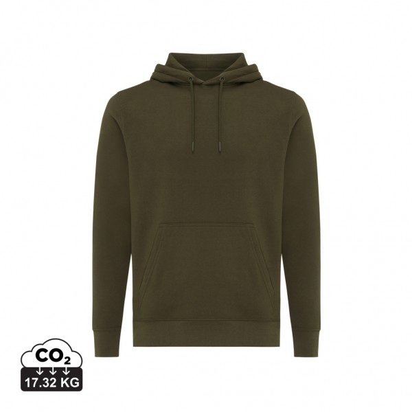 IQONIQ Rila Lightweight Hoodie aus recycelter Baumwolle, khaki M