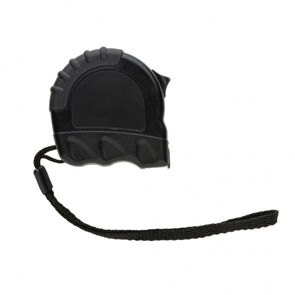 3m/16mm Maßband aus RCS recyceltem Kunststoff, schwarz