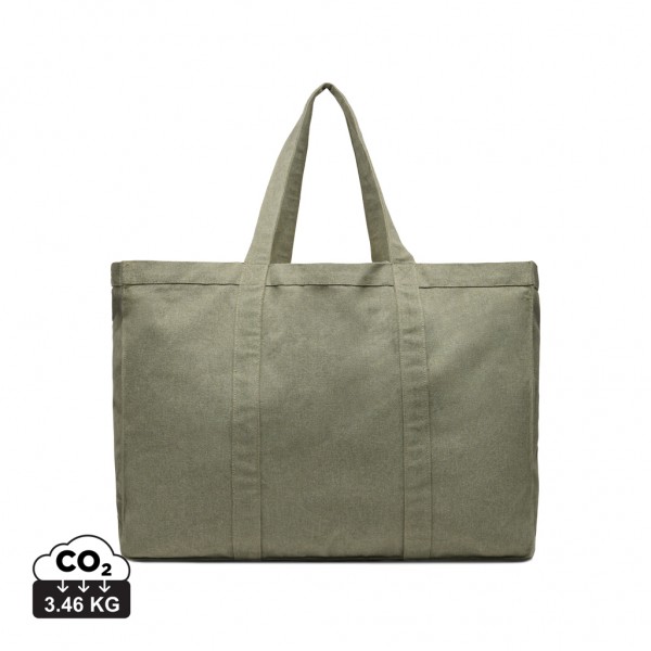 VINGA Hilo AWARE™ Maxi-Tasche aus recyceltem Canvas, grün