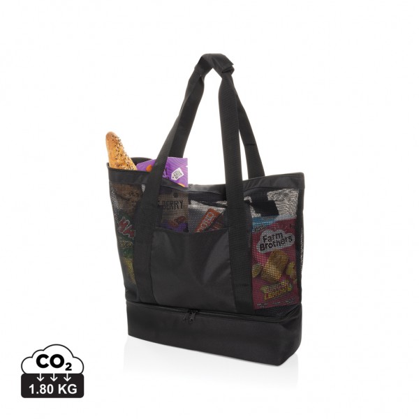 Iqlo Aware™ RPET 2-in-1 Kühltasche, schwarz