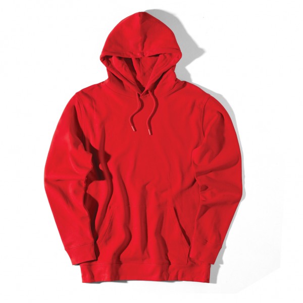 IQONIQ Jasper Hoodie aus recycelter Baumwolle, rot XXS