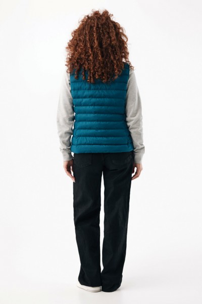 IQONIQ Meru Damen Bodywarmer aus recyceltem Polyester, dark teal M